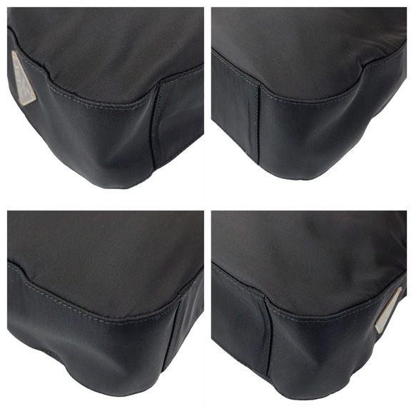 Prada Prada Tessuto Nylon Shoulder Bag Black Canvas Crossbody Bag - Picture 4 of 10